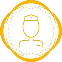 Flight Attendant Vector Icon