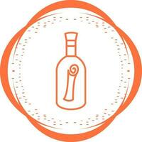 Scroll in Bottle Vector Icon