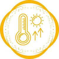 High Temperatures Vector Icon
