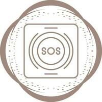 Emergency Button Vector Icon
