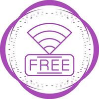 icono de vector wifi gratis