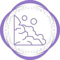 Landslide Vector Icon