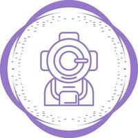 Diving Helmet Vector Icon