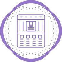 Landing Page Vector Icon