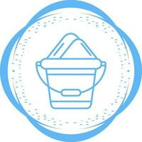 Sand Bucket Vector Icon