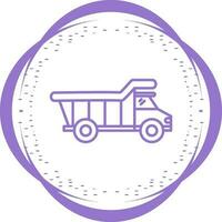 Dump Truck Vector Icon