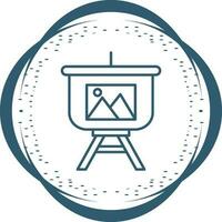 Gallery Presentation Vector Icon