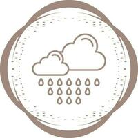 icono de vector de lluvia