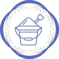 Sand Bucket Vector Icon