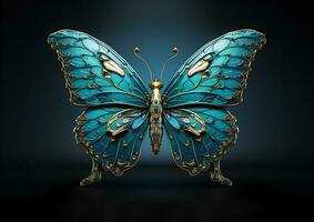 cute butterfly isolated. AI Generated photo