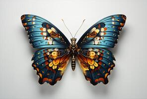 cute butterfly isolated. AI Generated photo