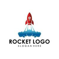 rocket logo vector design sign template