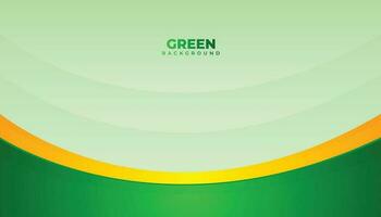 Abstract Gradient Green Background vector