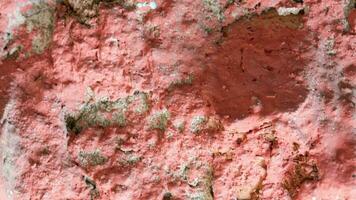 close up rust red brick texture photo