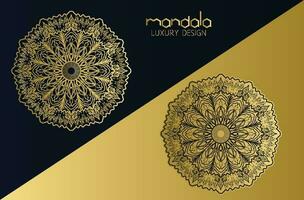 mandala diseño , mandala plantilla, lujo mandala diseño. vector