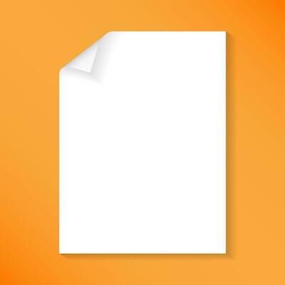 Poster Mockup With Page Curl Template Vector Ilustration