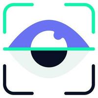 Biometric Authentication Icon vector