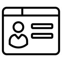 Digital Identity Icon vector