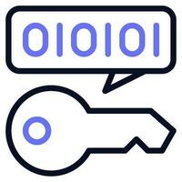 Data Encryption Icon vector