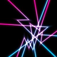 Abstract shiny neon laser lines background vector