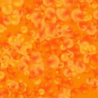 Bright orange fish caviar abstract texture background vector