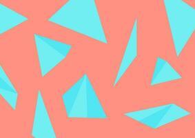 Bright abstract polygonal shapes minimal background vector