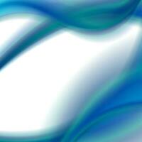 Abstract blue smooth wavy background vector