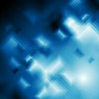 Dark blue technology squares abstract background vector