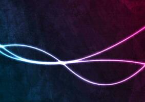 Neon grunge wavy abstract background vector