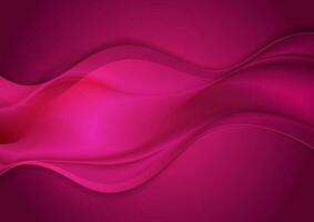 Bright purple abstract smooth wavy background vector