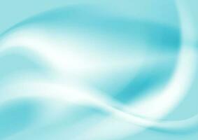 Abstract bright blue wavy background vector