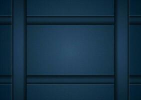 Dark blue abstract corporate tech background vector