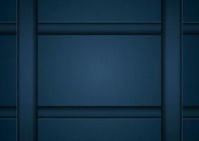 Dark blue abstract corporate tech background vector