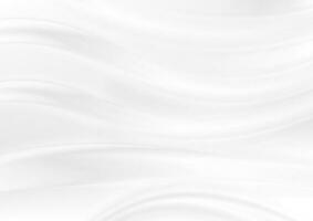 Abstract white glossy smooth waves background vector