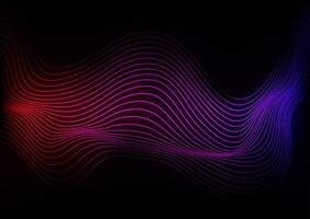 Abstract futuristic colorful 3d neon wavy background vector