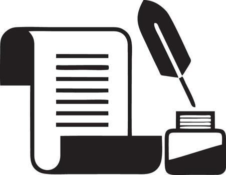 Feather icon symbol isolated vector image. Illustration of the feather bird writing drawing icon image design EPS 10