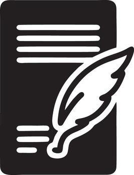 Feather icon symbol isolated vector image. Illustration of the feather bird writing drawing icon image design EPS 10