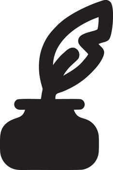 Feather icon symbol isolated vector image. Illustration of the feather bird writing drawing icon image design EPS 10