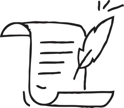 Feather icon symbol isolated vector image. Illustration of the feather bird writing drawing icon image design EPS 10