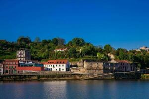 Vila Nova de Gaia on the banks of Douro River seen from Porto city photo