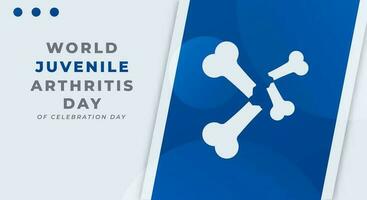 World Juvenile Arthritis Day Celebration Vector Design Illustration for Background, Poster, Banner, Advertising, Greeting Card