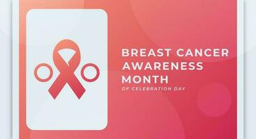 World breast cancer awareness and prevention Day Celebration Vector Design Illustration for Background, Poster, Banner, Advertising, Greeting Card