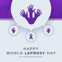 World Leprosy Day Celebration Vector Design Illustration for Background, Poster, Banner, Advertising, Greeting Card