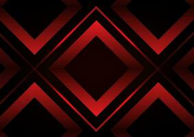 Abstract triangle square center pattern red line background vector
