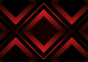 Abstract triangle square center pattern red line background vector