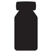 milk bottle icon vector