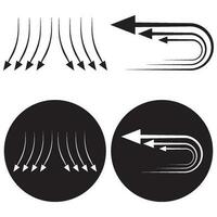 wind direction icon vector