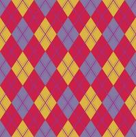 vector de patrón de argyle, geométrico, fondo, punto clásico, tela escocesa