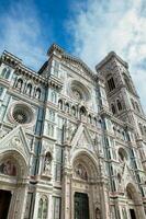 el Giotto campanario y florencia catedral consagrado en 1436 foto