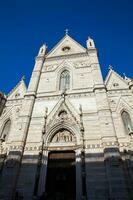 catedral de el suposición de María además conocido como catedral de san genaro en Nápoles foto